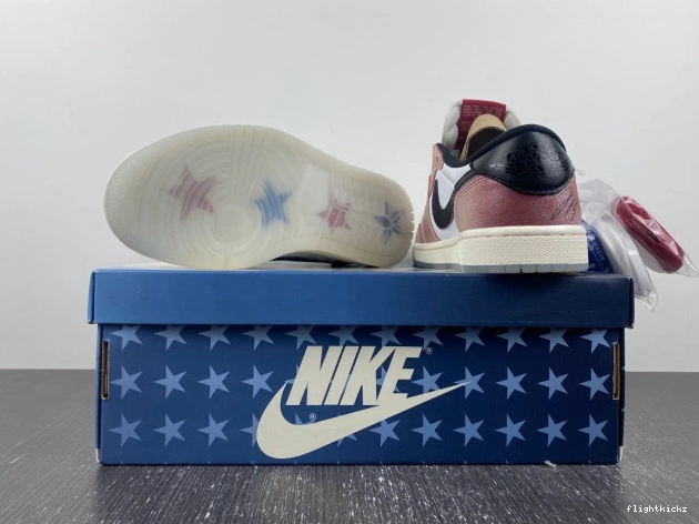 ROOM TROPHY X LOW 'RED OG 1 AIR FN0432-017 BLACK' JORDAN 1203